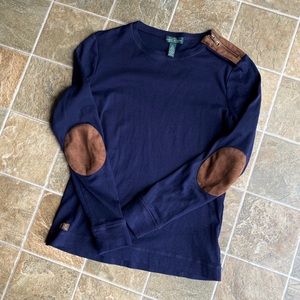 Ralph Lauren elbow patch long sleeve shirt M